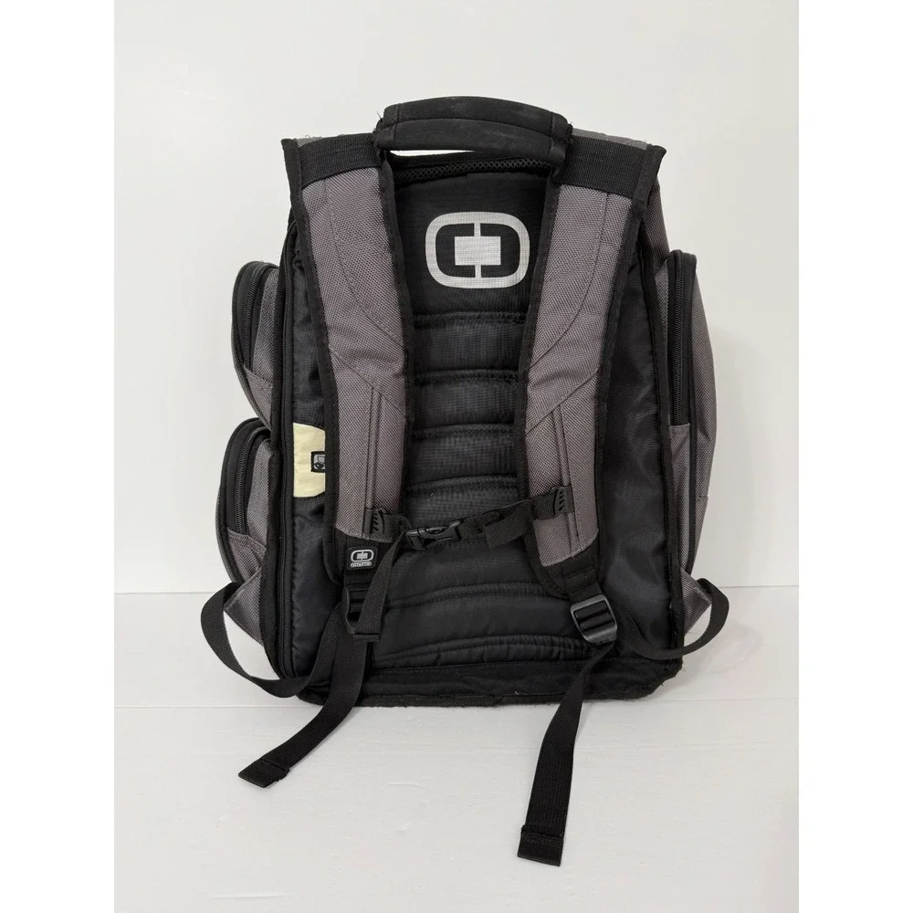 OGIO Utilitarian Gray Large Laptop Backpack Work Travel Multiple Compartments
